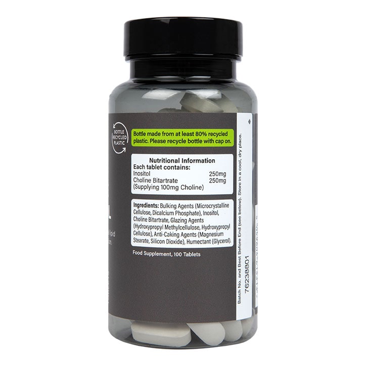 PE Nutrition Choline & Inositol 100 Tablets